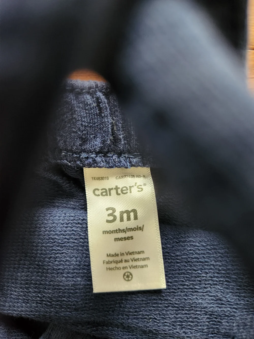 Carter's Navy Baby Boy Overalls with Front Pocket Infant, 3 Months